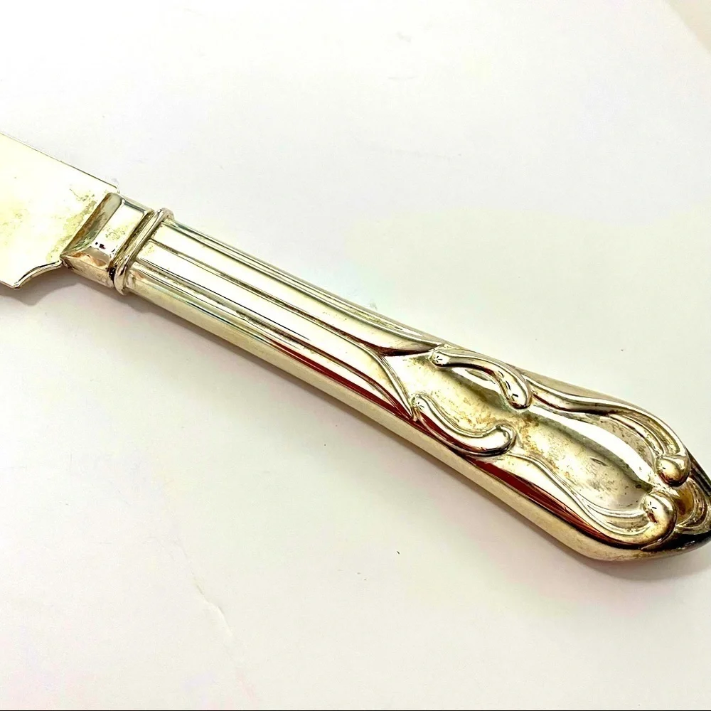 Vintage Silverplate Cake Dessert Knife Classic